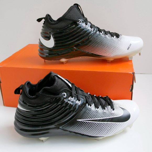 Nike Lunar Trout 2 Metal Cleats Men\'s Baseball Shoes Black/Bone REG: $ 140 main image 8